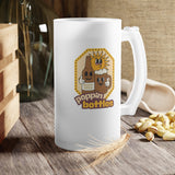 Poppin Bottles Frosted Glass Mug
