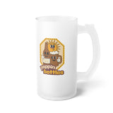 Poppin Bottles Frosted Glass Mug