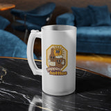 Poppin Bottles Frosted Glass Mug